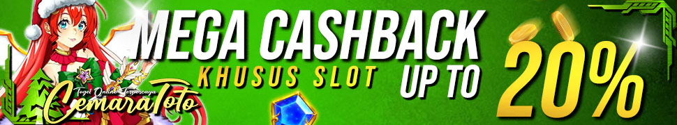 GEBYAR CASHBACK SLOT 20%